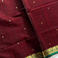 Vegan Silk Saree – Maroon Wine Handloom Art Silk