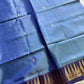 Vegan Silks | Chinnalampattu Saree – Vintage blue