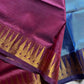 Vegan Silks | Chinnalampattu Saree – Vintage blue