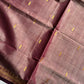 Vegan Silk Saree – Cocoa Mauve Handloom Art Silk