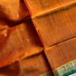 Vegan Silk Saree – Honey Yellow Handloom Art Silk