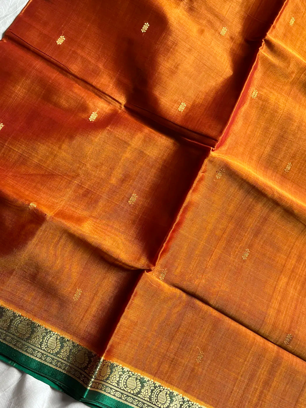 Vegan Silk Saree – Honey Yellow Handloom Art Silk