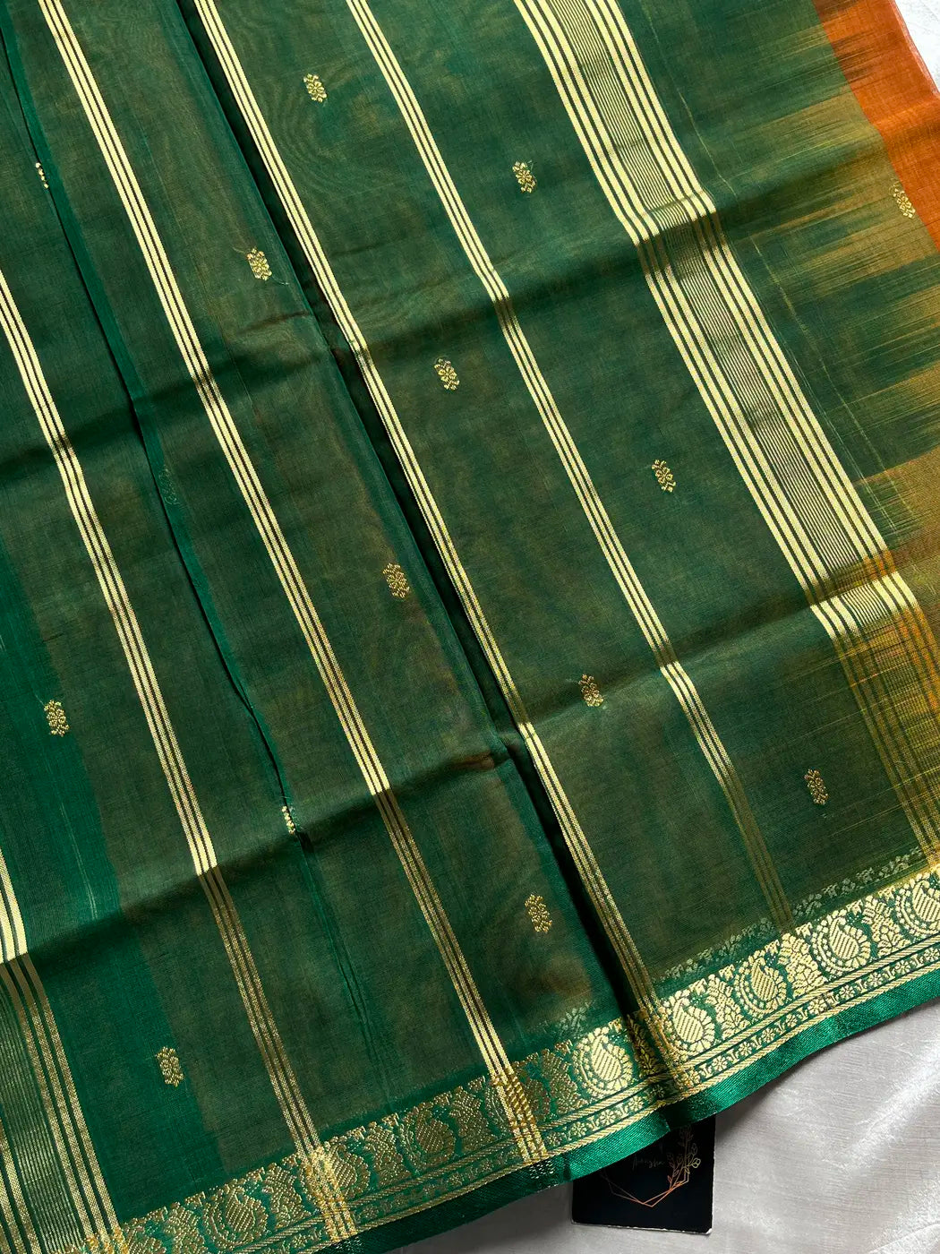 Vegan Silk Saree – Honey Yellow Handloom Art Silk
