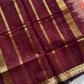 Vegan Silk Saree – Pastel Orange Handloom Art Silk