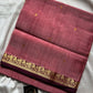 Vegan Silk Saree – Pastel Lotus Pink Handloom Art Silk