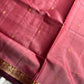 Vegan Silk Saree – Pastel Lotus Pink Handloom Art Silk