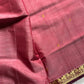 Vegan Silk Saree – Pastel Lotus Pink Handloom Art Silk