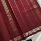 Mini Kattam – Maroon Checked Chettinadu Cotton Saree (Without blouse)