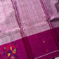 Chedibutta Saree - Handloom Vegan Art Silk - Jamun Pink
