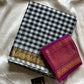 Black & White Kattam - Chettinadu Cotton