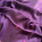 Handloom Silk Linen Jamdaani Saree - Purple