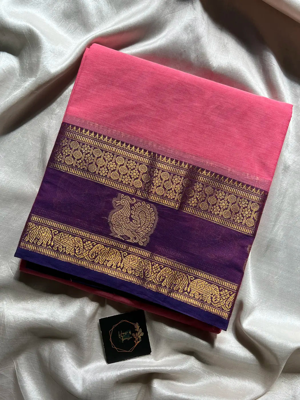 Subtle Edit - Pink Kanchi Cotton Saree