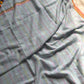 Mulmul Cotton Saree with Kantha Work - Pastel Blue