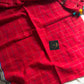 Mulmul Cotton Saree with Kantha Work - Red