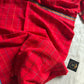 Mulmul Cotton Saree with Kantha Work - Red