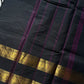 Subtle Weaves | Black Kanchi Cotton Saree