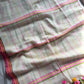 Mulmul Cotton Saree with Kantha Work - Beige