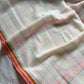 Mulmul Cotton Saree with Kantha Work - Beige