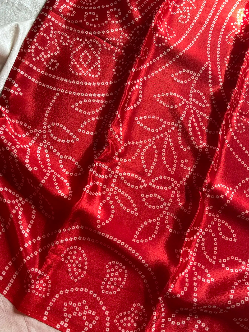 Everyday Drapes - Bandhini | Red