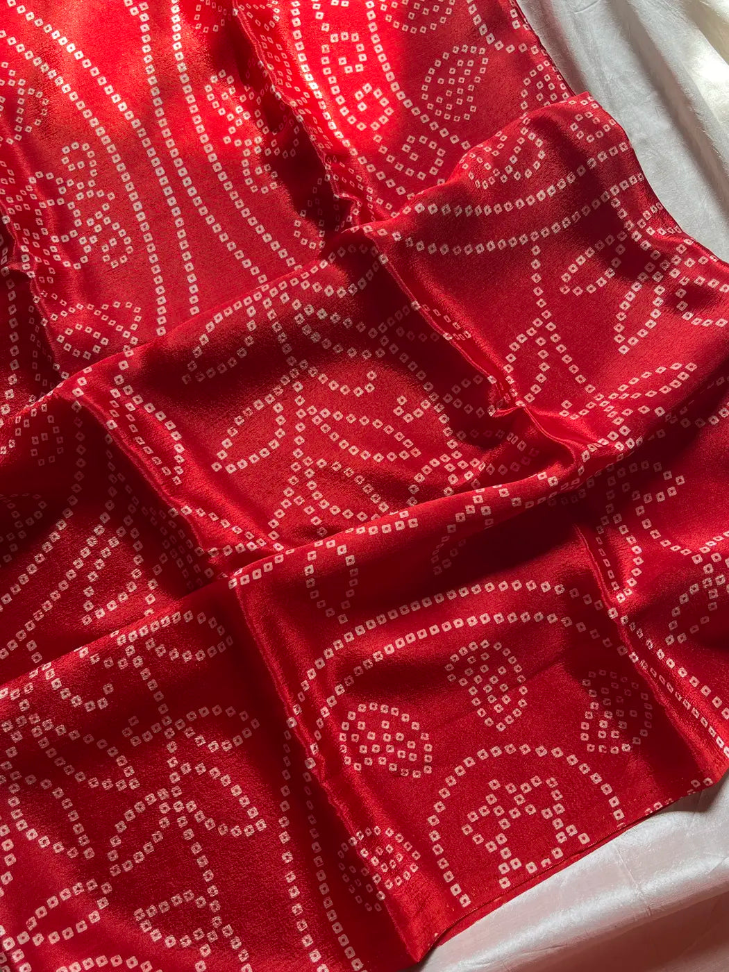 Everyday Drapes - Bandhini | Red