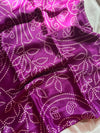 Everyday Drapes - Bandhini | Mulberry Purple