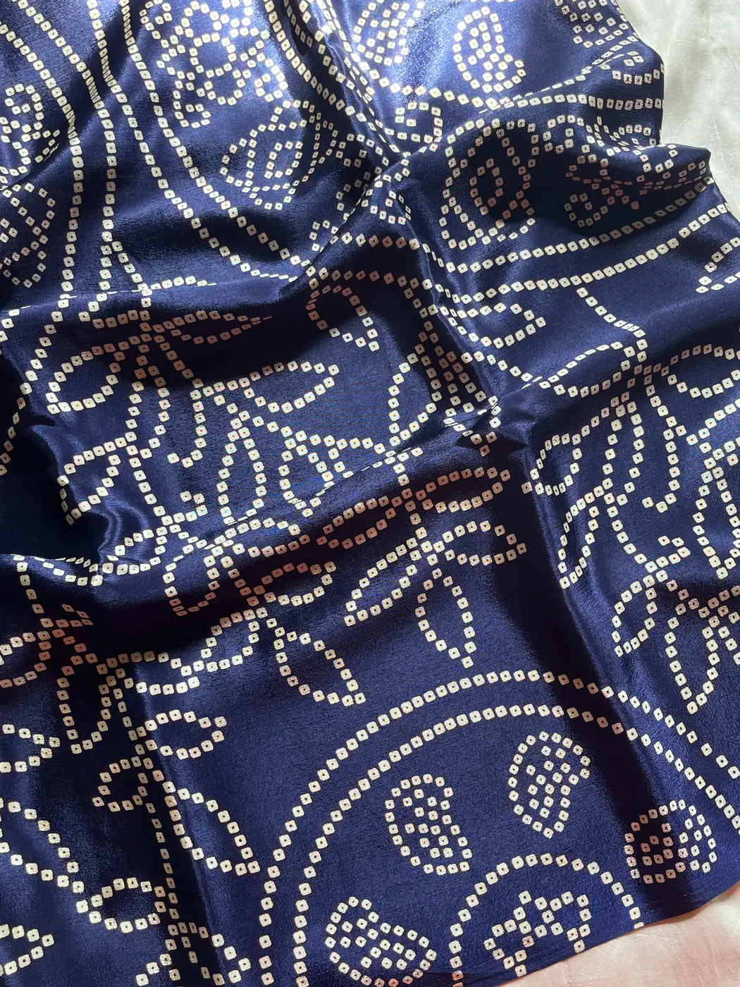 Everyday Drapes - Bandhini | Dark Blue