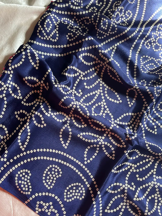 Everyday Drapes - Bandhini | Dark Blue