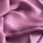 Handloom Silk Linen Saree - Pastel Lavender
