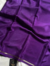 Semi Mysore Silk Saree – Violet