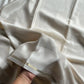 Semi Mysore Silk Saree – Cream white
