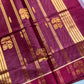 Vegan Silk Saree – Rosewood & Maroon Handloom Art Silk