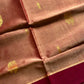 Vegan Silk Saree – Apricot Bronze Handloom Art Silk