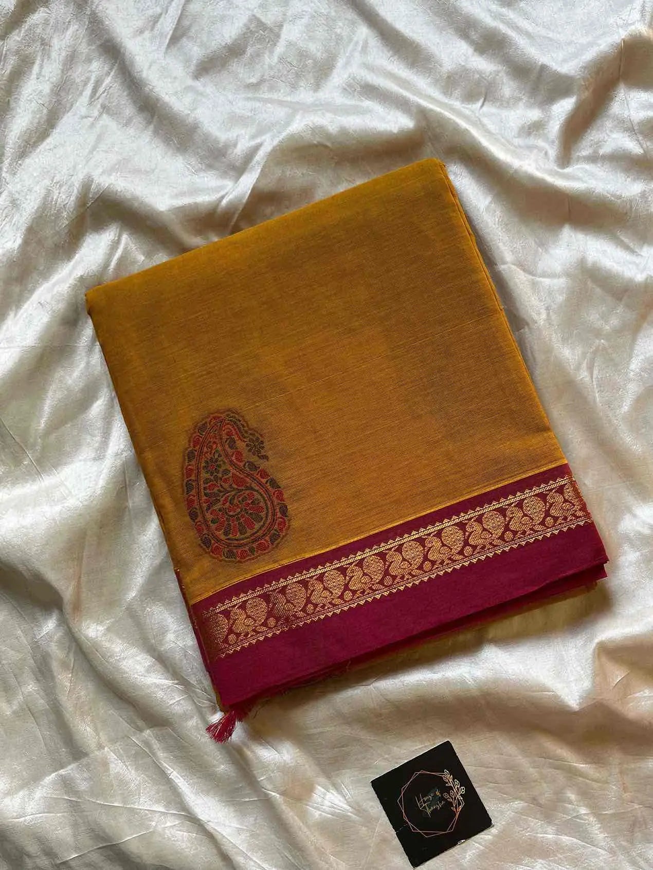 Zari & Thread Edit | Kanchi Cottons – Yellow