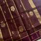 Vegan Silk Saree – Beige & Brown Handloom Art Silk