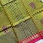 Zari & Thread Edit | Kanchi Cotton saree– Green