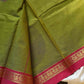 Zari & Thread Edit | Kanchi Cotton saree– Green