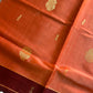 Vegan Silk Saree – Peach Handloom Art Silk