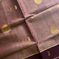 Vegan Silk Saree – Dusty Cocoa Handloom Art Silk