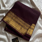 Subtle Weaves | Coffee Brown Kanchi Cotton Saree