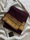 Subtle Weaves | Coffee Brown Kanchi Cotton Saree