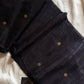 Handloom Matka Silk Saree with Muslin Pallu - Black