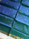 Everyday Edit | Silkcotton Saree - Greenish Blue