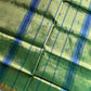 Everyday Edit | Silkcotton Saree - Greenish Blue