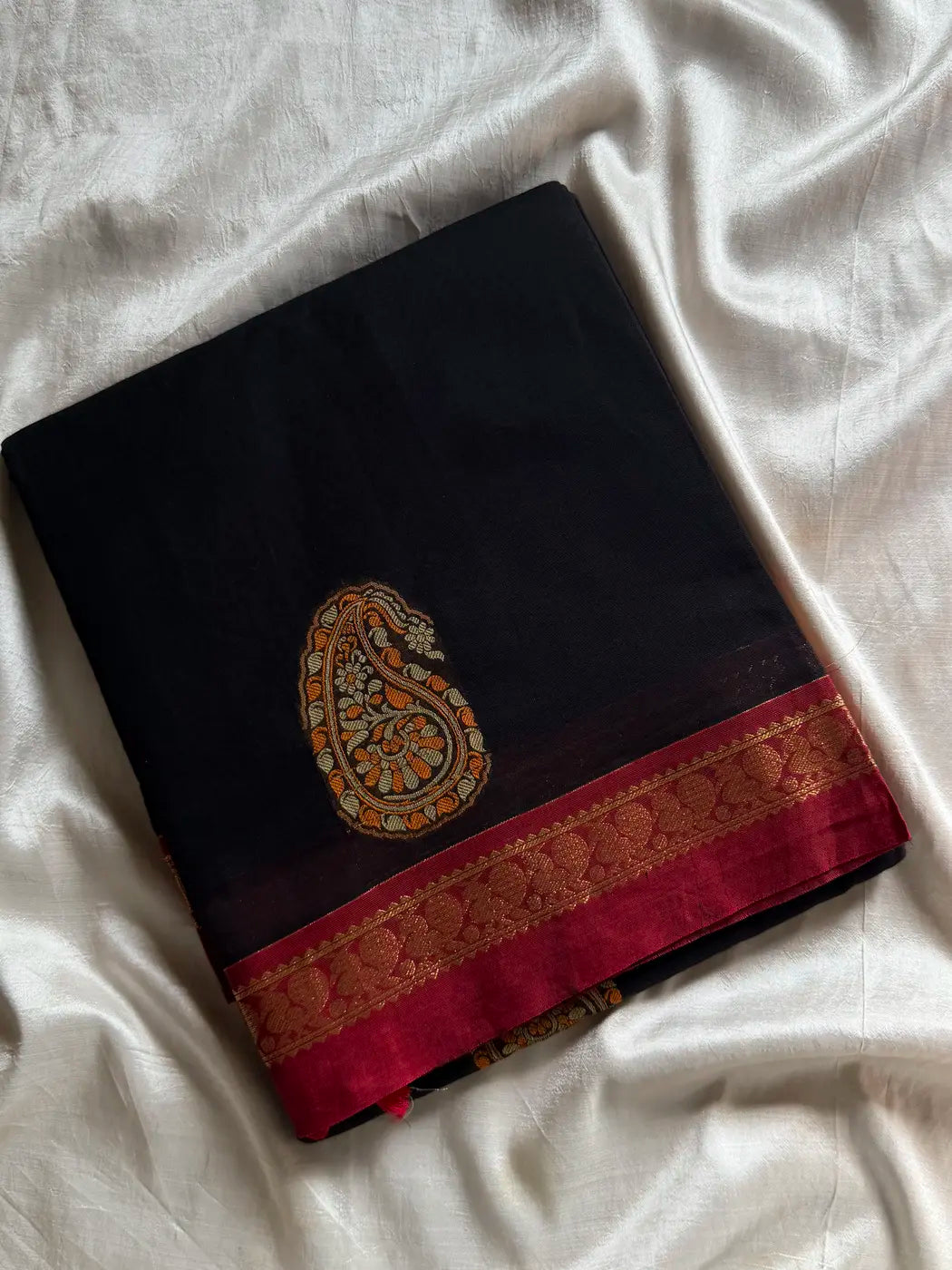 Zari & Thread Edit | Kanchi Cottons – Black