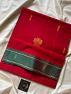 Vegan Silk Saree – Red