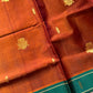 Vegan Silk Saree – Burnished Copper