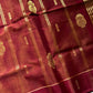 Vegan Silk Saree – Olive Gold