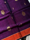 Vegan Silk Saree – Royal Jamun