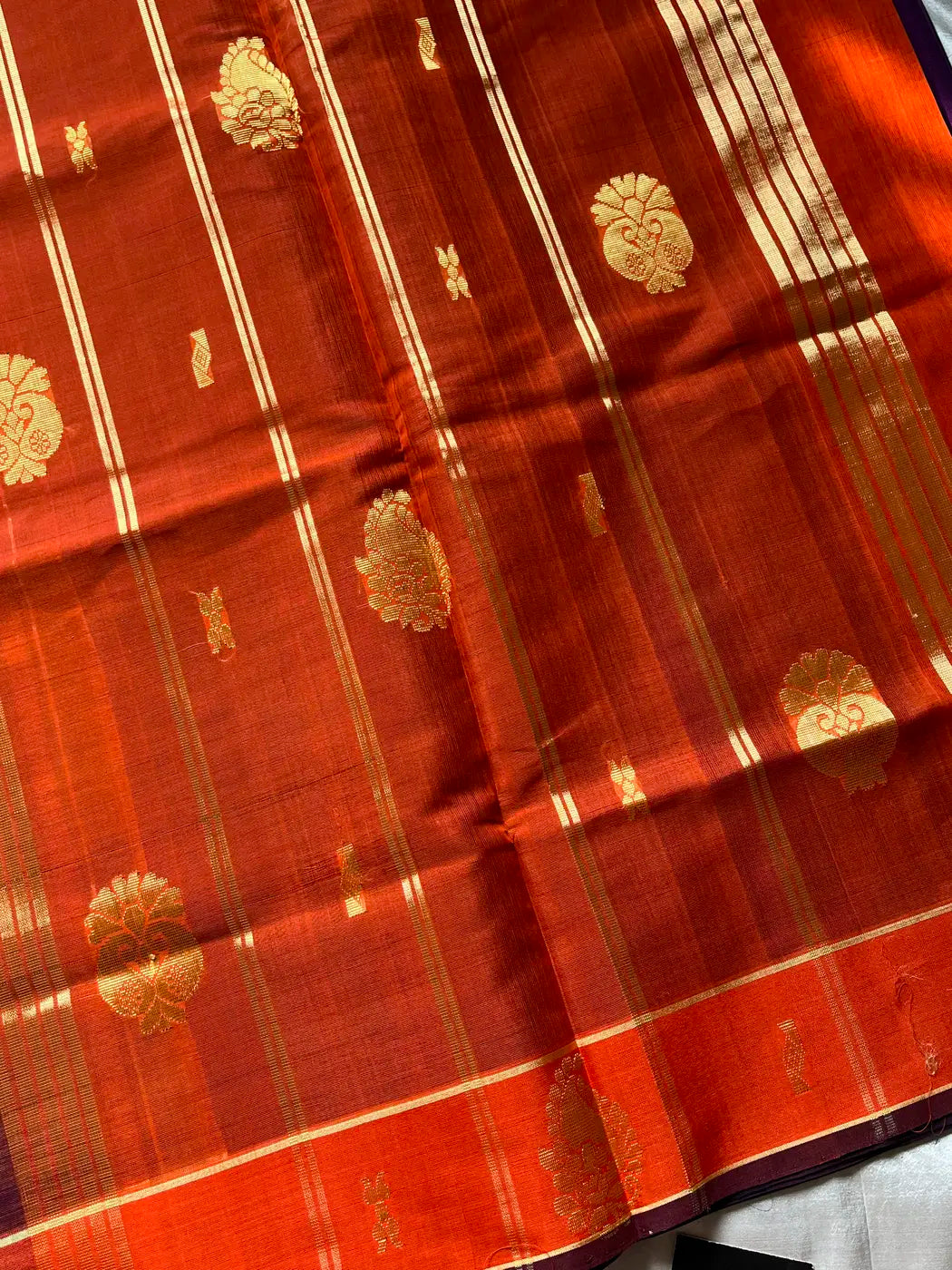 Vegan Silk Saree – Royal Jamun