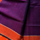 Vegan Silk Saree – Royal Jamun
